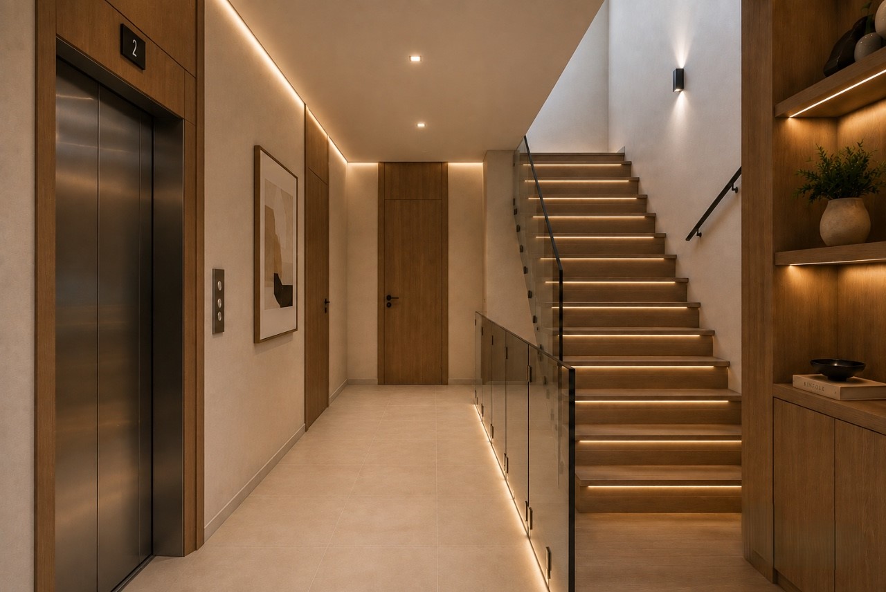 Distribuïdor amb ascensor