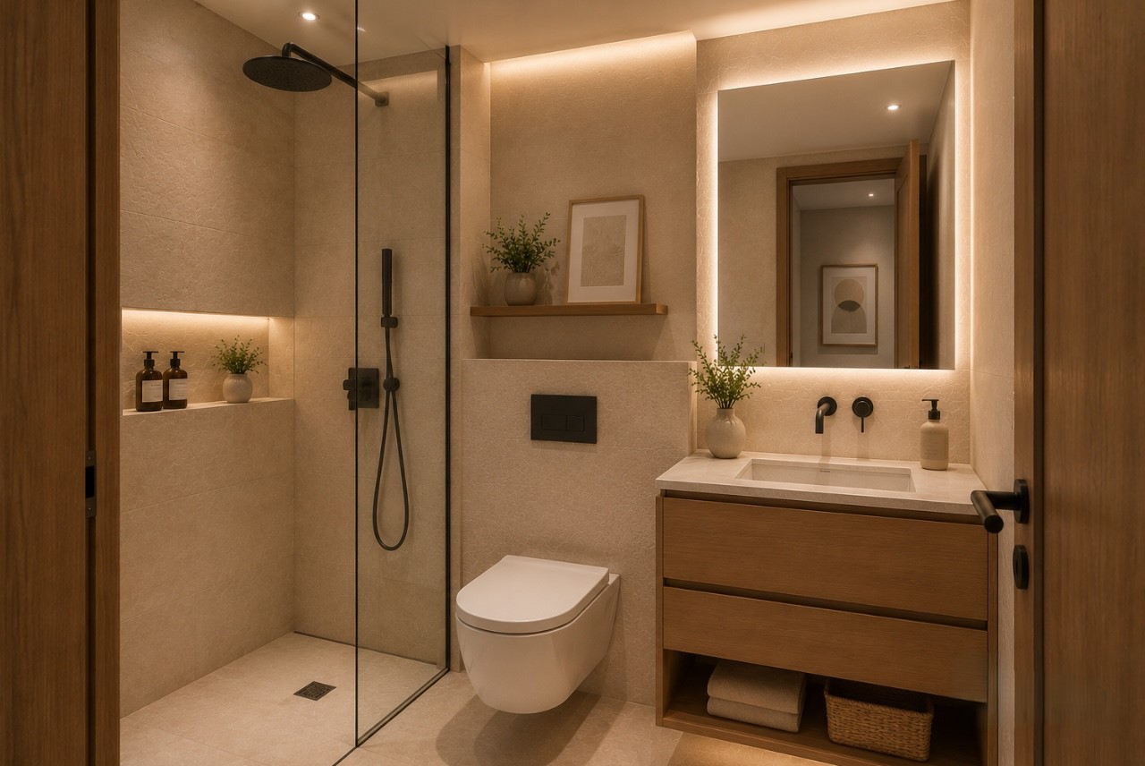 Baño con ducha